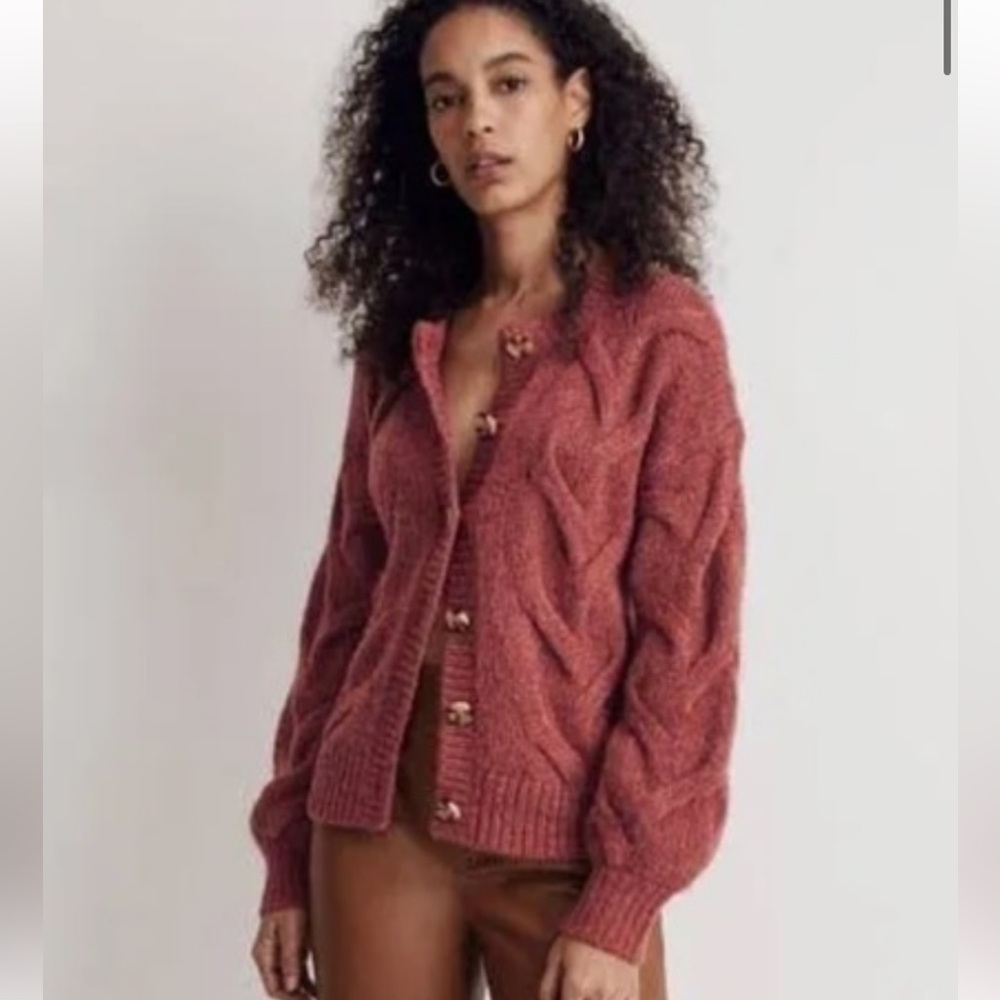 Madewell Cable Ashmont Cardigan